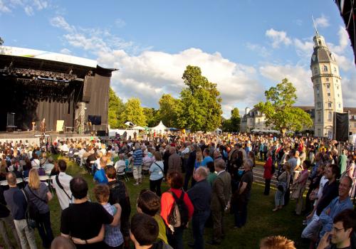 Großveranstaltungen wie hier der Stadtgeburtstag in Karlsruhe